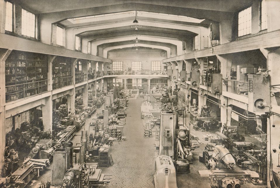 Usine de construction de machines